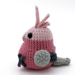 Galah Cockatoo amigurumi pattern by MevvSan