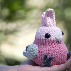 Galah Cockatoo amigurumi by MevvSan