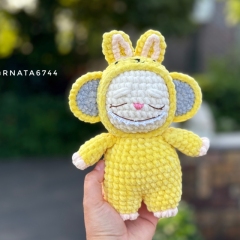 Crochet Labubu amigurumi by RNata
