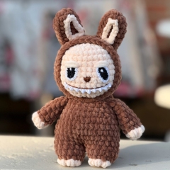 Crochet Labubu amigurumi pattern by RNata