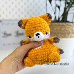 Fox & Bunny with poly pellets amigurumi pattern by TANATIcrochet