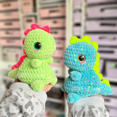 The Couch Besties amigurumi by All From Jade