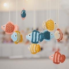 Colorful Amigurumi Fish amigurumi by lilleliis