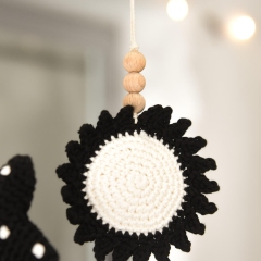 Crochet Sun, Moon and Star Baby Gym amigurumi pattern by lilleliis