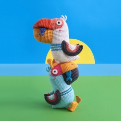 Mickey the Pelican amigurumi by Natura Crochet