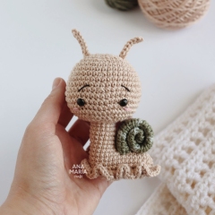 Caco, the Snail amigurumi pattern by Ana Maria Craft