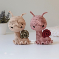 Caco, the Snail amigurumi by Ana Maria Craft