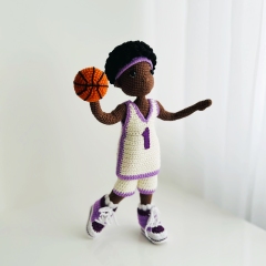Basketball players amigurumi by Fluffy Tummy