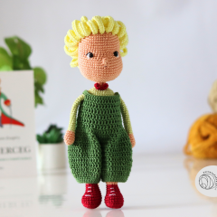 Little Prince and fox amigurumi pattern by yarnacadabra