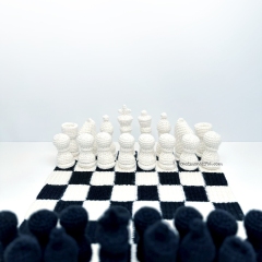 Chess Set amigurumi pattern by Knotmonster