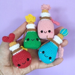 Mini Potion Collection amigurumi pattern by Audrey Lilian Crochet