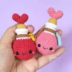 Mini Potion Collection amigurumi pattern by Audrey Lilian Crochet