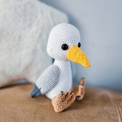 Chippy the Seagull amigurumi pattern by LittleEllies_Handmade