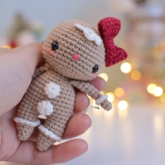 Kuki the ginger cookie amigurumi by O Recuncho de Jei