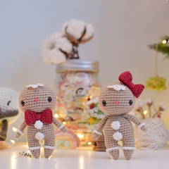 Kuki the ginger cookie amigurumi pattern by O Recuncho de Jei
