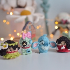 Mini Lilo & Stitch amigurumi by O Recuncho de Jei