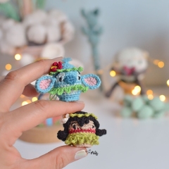 Mini Lilo & Stitch amigurumi pattern by O Recuncho de Jei