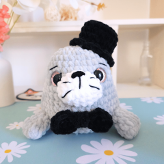 Seals couple amigurumi by Hugurumitoys