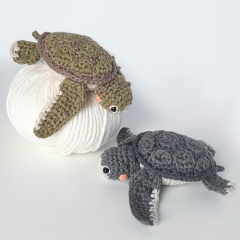 Baby Sea Turtle amigurumi by schrahki