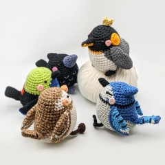 Bird (Birb) Gang amigurumi by schrahki