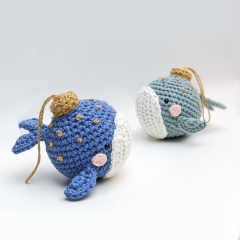 Whale Bauble amigurumi by schrahki