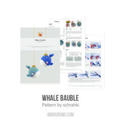 Whale Bauble amigurumi pattern by schrahki