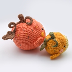 Whale Pumpkins amigurumi by schrahki