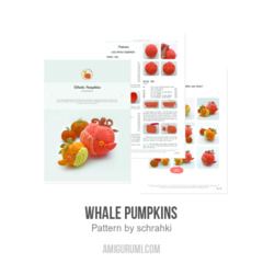 Whale Pumpkins amigurumi pattern by schrahki