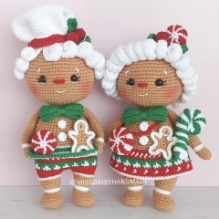 The Gingerman amigurumi pattern by Miss Daisy Handmade