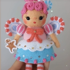 Sugarplum Fairy amigurumi pattern by Miss Daisy Handmade