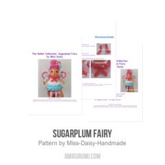 Sugarplum Fairy amigurumi pattern by Miss Daisy Handmade