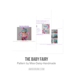The Baby Fairy amigurumi pattern by Miss Daisy Handmade