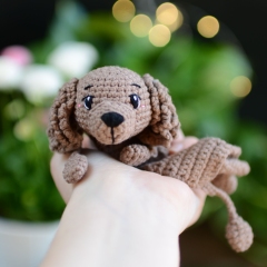 Koko - the dog bookmark amigurumi pattern by Plączenitka