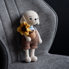 Happy the dog amigurumi pattern by Plączenitka
