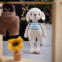Happy the dog amigurumi pattern by Plączenitka