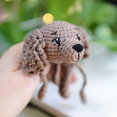 Koko - the dog bookmark amigurumi pattern by Plączenitka