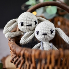Lucjan the bunny amigurumi by Plączenitka