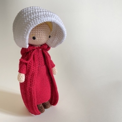 June (from the Handmaid's Tale) amigurumi by Amigurumi Boy