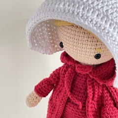 June (from the Handmaid's Tale) amigurumi pattern by Amigurumi Boy