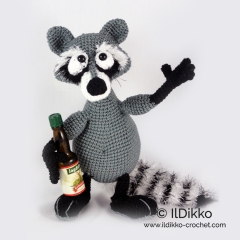 Rupert the Raccoon amigurumi pattern by IlDikko