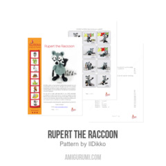Rupert the Raccoon amigurumi pattern by IlDikko