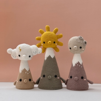 Mountains Play Set amigurumi pattern by Amour Fou