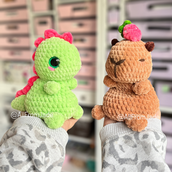 The Couch Besties amigurumi pattern by All From Jade