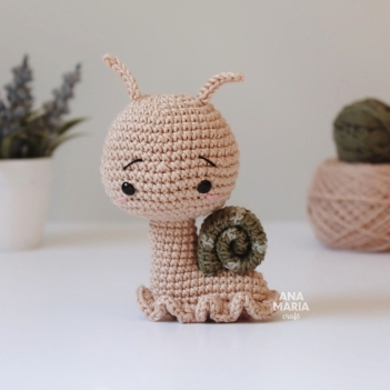 Caco, the Snail amigurumi pattern by Ana Maria Craft