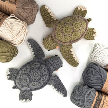 Baby Sea Turtle amigurumi pattern by schrahki