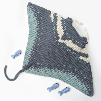 Kailua the Manta Ray amigurumi pattern by schrahki