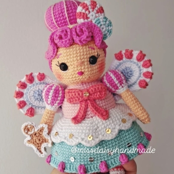 Sugarplum Fairy amigurumi pattern by Miss Daisy Handmade