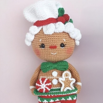 The Gingerman amigurumi pattern by Miss Daisy Handmade