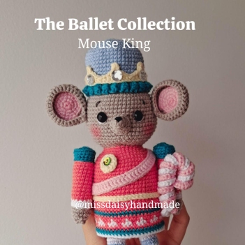 Mouse King amigurumi pattern by Miss Daisy Handmade