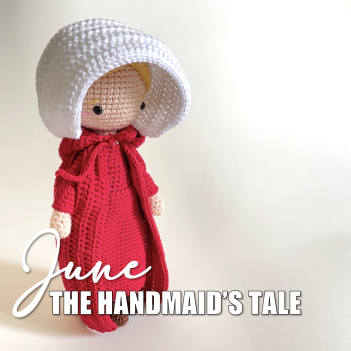 June (from the Handmaid's Tale) amigurumi pattern by Amigurumi Boy